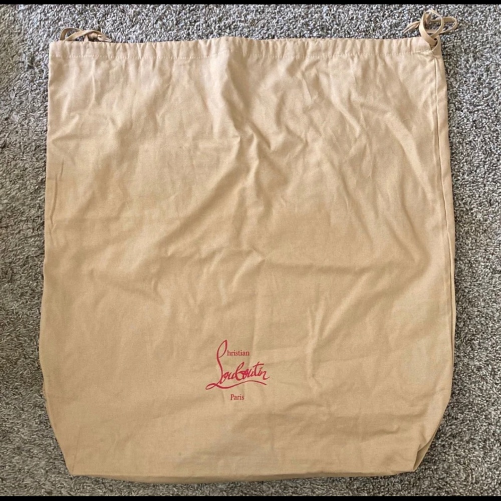 XL Christian Louboutin Drawstring Dustbag